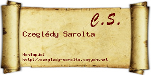 Czeglédy Sarolta névjegykártya